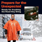 Emergency Rain Poncho – Thermal Survival Blanket Waterproof Outdoor Gear
