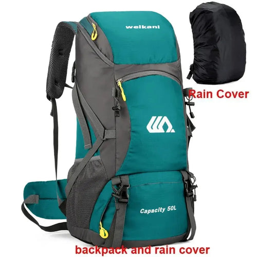 50L Travel Backpack Camping Bag For Men Large Hiking Bag Tourist