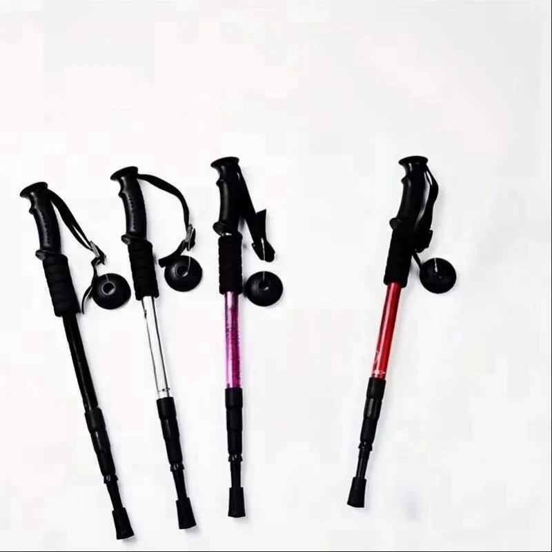 Trekking Poles Shock Absorption Foldable Ultralight Hiking Pole