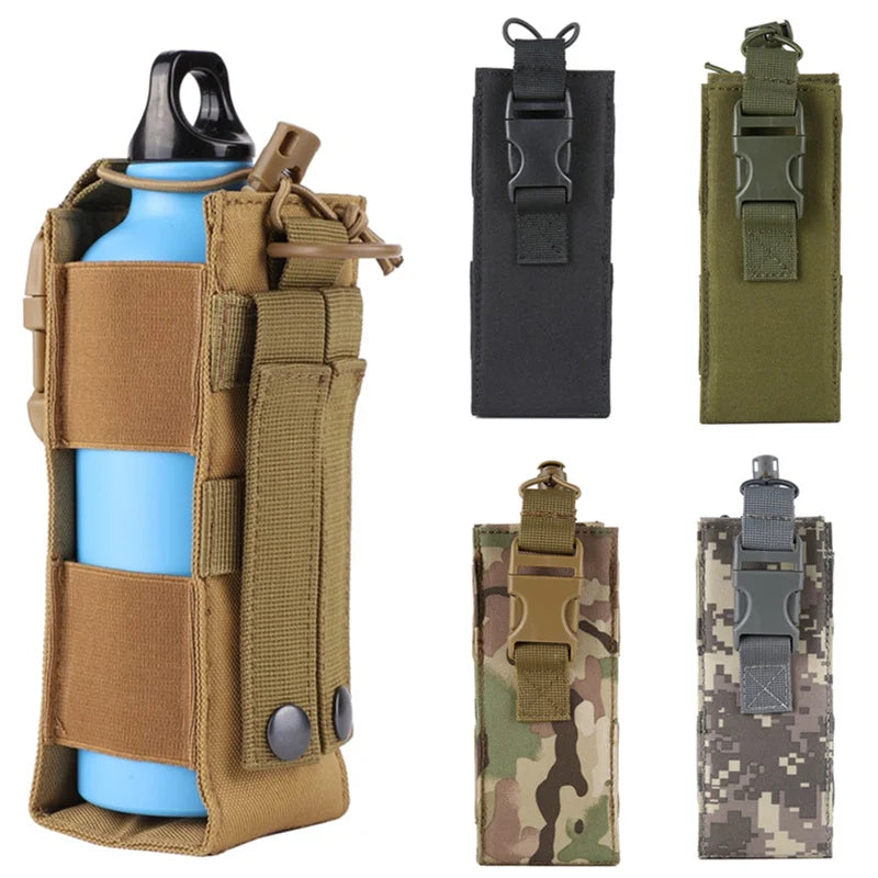 MOLLE Water Bottle Holster Pouch | Tactical Hiking & Camping Hydration Carrier