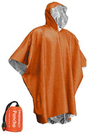Emergency Rain Poncho – Thermal Survival Blanket Waterproof Outdoor Gear