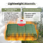OneTigris Camping Blanket Poncho – Wearable Sleeping Bag with 3M Thinsulate