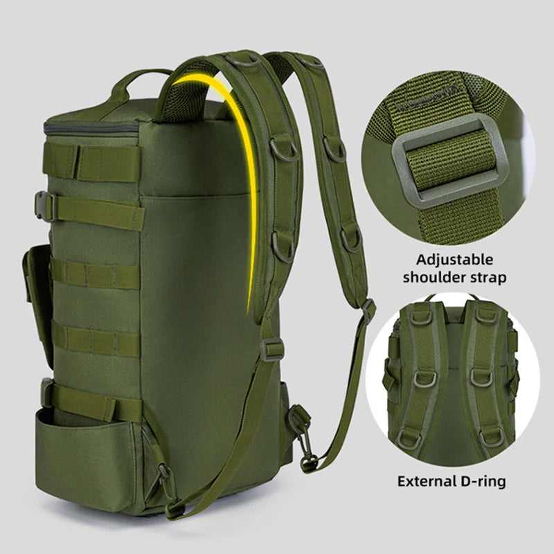 Tactical Outdoor Backpack | Waterproof MOLLE Camping Pack for Bushcraft & Travel