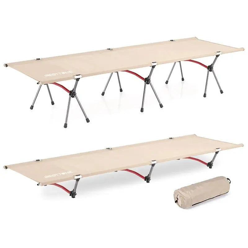 Ultralight Folding Camping Bed – Portable Aluminium Bed for Outdoor Use