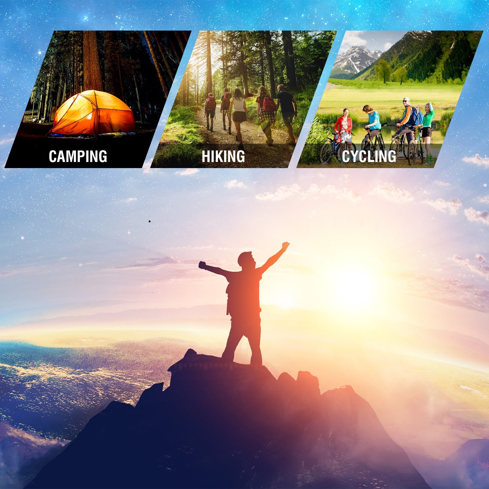 Yuedge Men's Wicking Cushion Padded Combed Cotton Crew Socks Sports