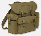 Pocket Military Shoulder Bag – 40L Canvas Field Messenger | Sold by Wild Living Company