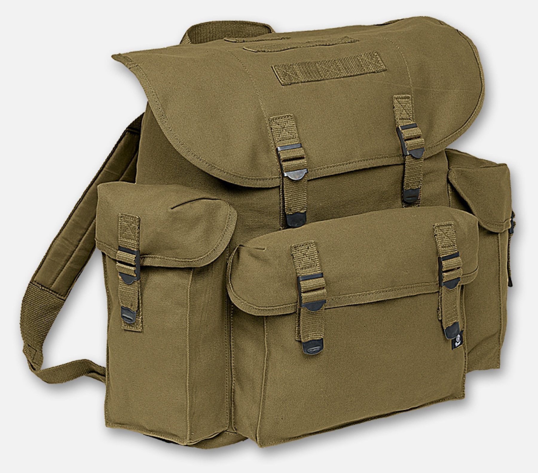 Pocket Military Shoulder Bag – 40L Canvas Field Messenger | Sold by Wild Living Company