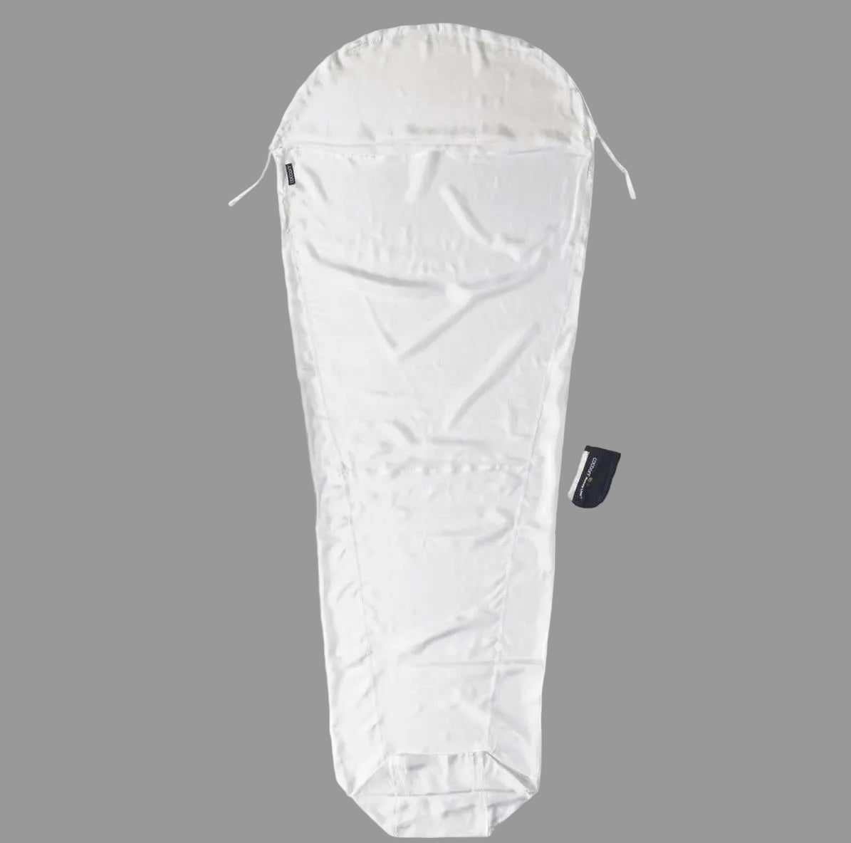 Cocoon Eco Silk ultralight mummy sleeping bag liner for camping and travel