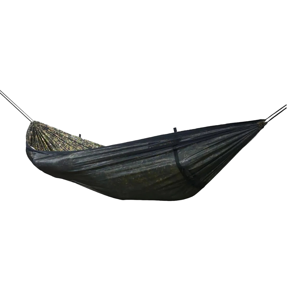 DD Hammocks Frontline Hammock MC underside view showing double layer base