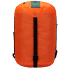 Deuter Exosphere +4°C sleeping bag packed inside orange compression sack