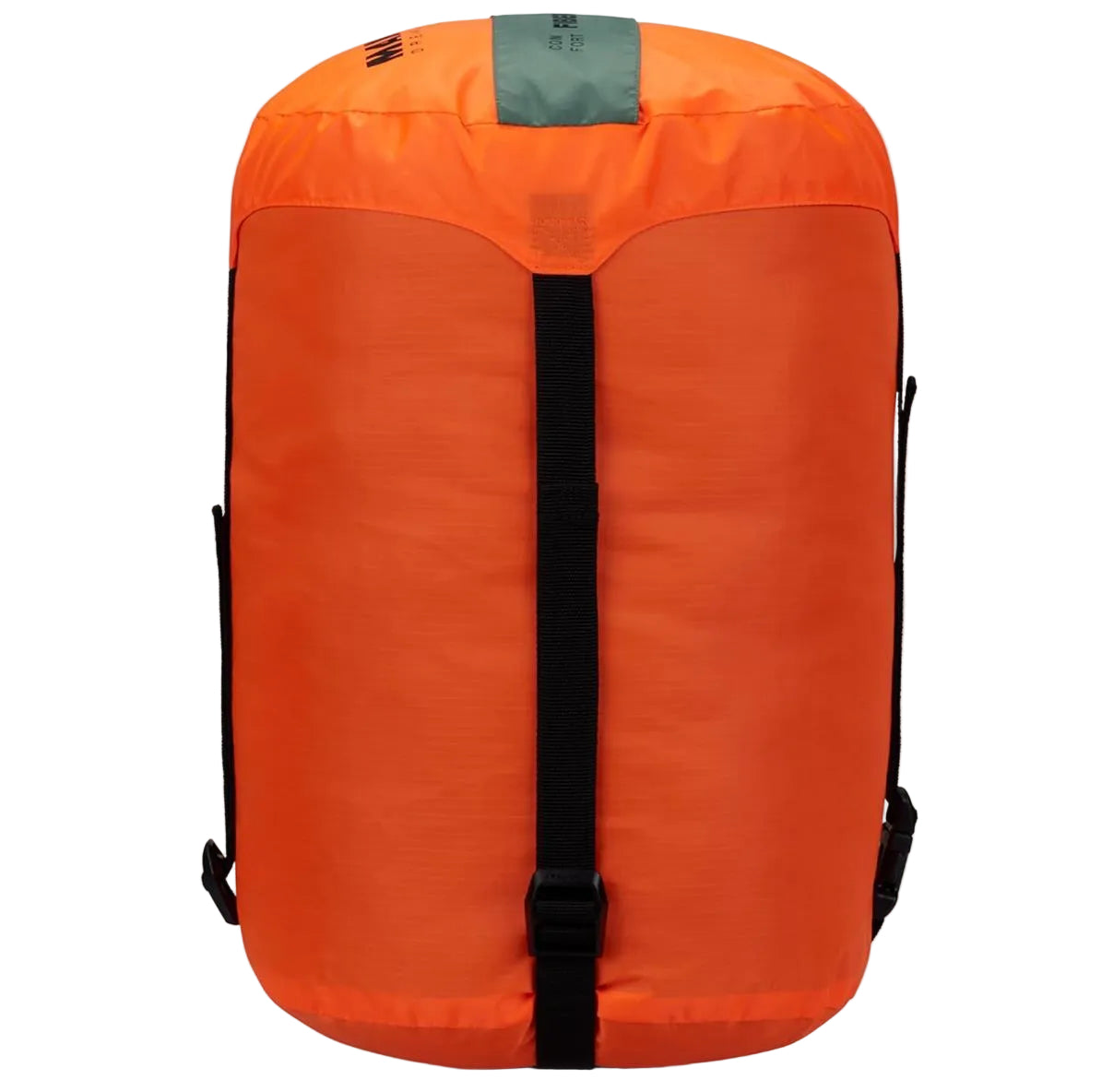 Deuter Exosphere +4°C sleeping bag packed inside orange compression sack