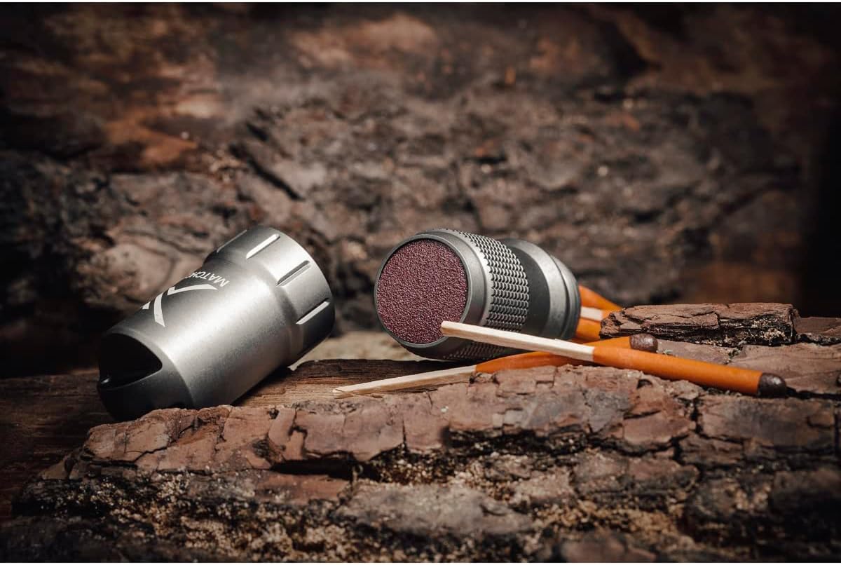 exotac matchcap xl waterproof fire starter case bushcraft camping gear