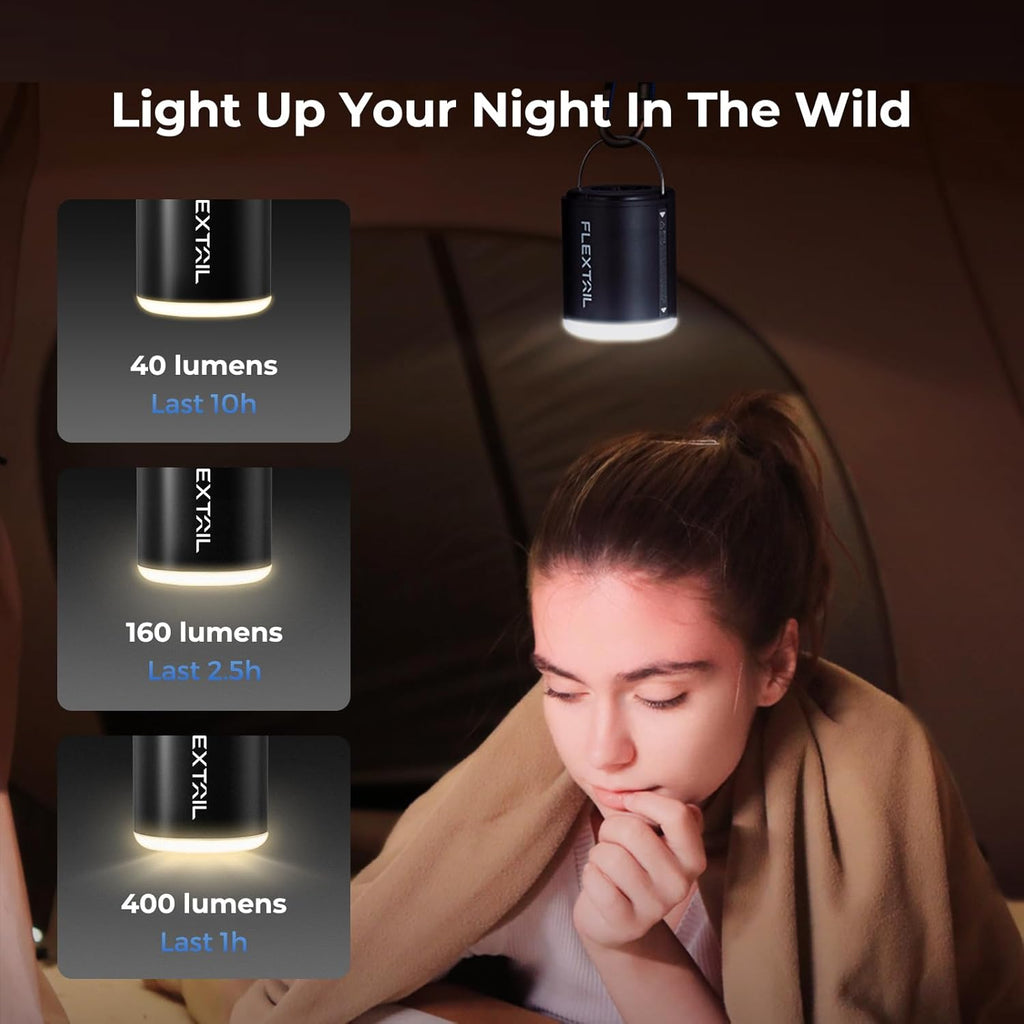 Flextail Tiny Pump 2.0 – USB Rechargeable Mini Air Pump, Lantern & Power Bank