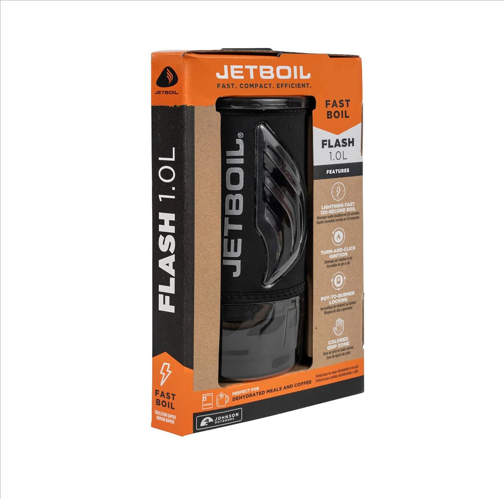 jetboil flash 1l rapid boil system retail packaging box