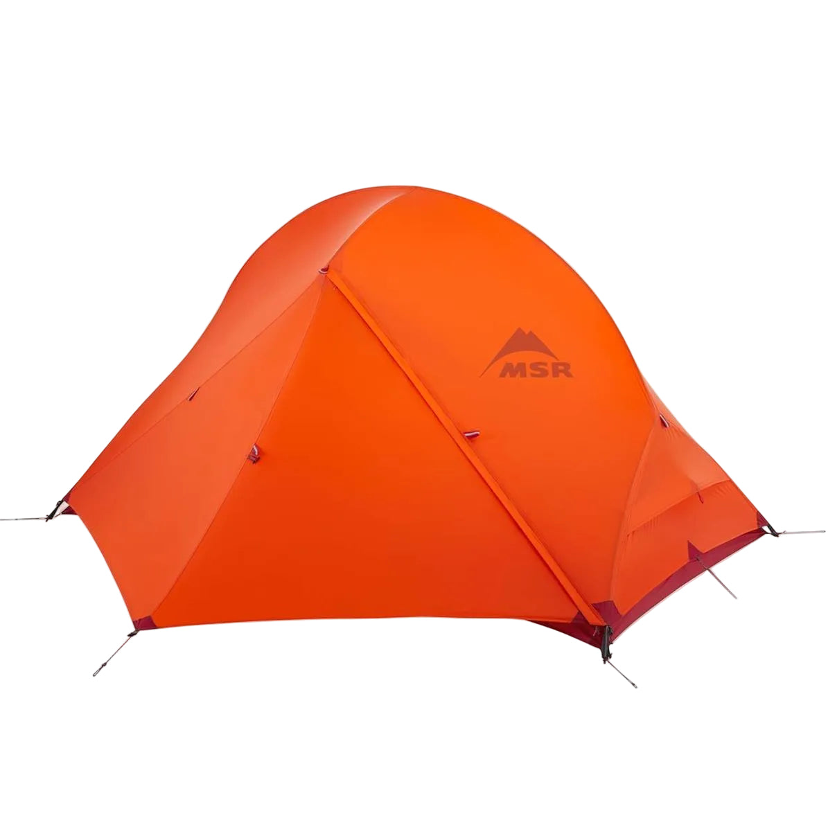 MSR Access 2 four season tent side profile showing low snow shedding design