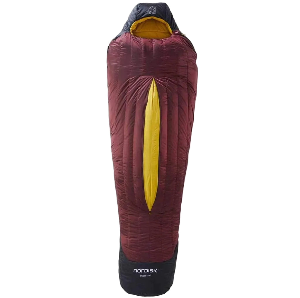 Nordisk Oscar -10° sleeping bag rear view with full length insulation