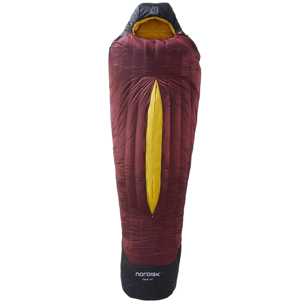 Nordisk Oscar -10° sleeping bag rear view with full length insulation