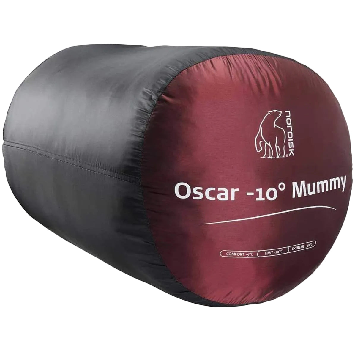Nordisk Oscar -10° mummy sleeping bag temperature rating graphic comfort -5 limit -10