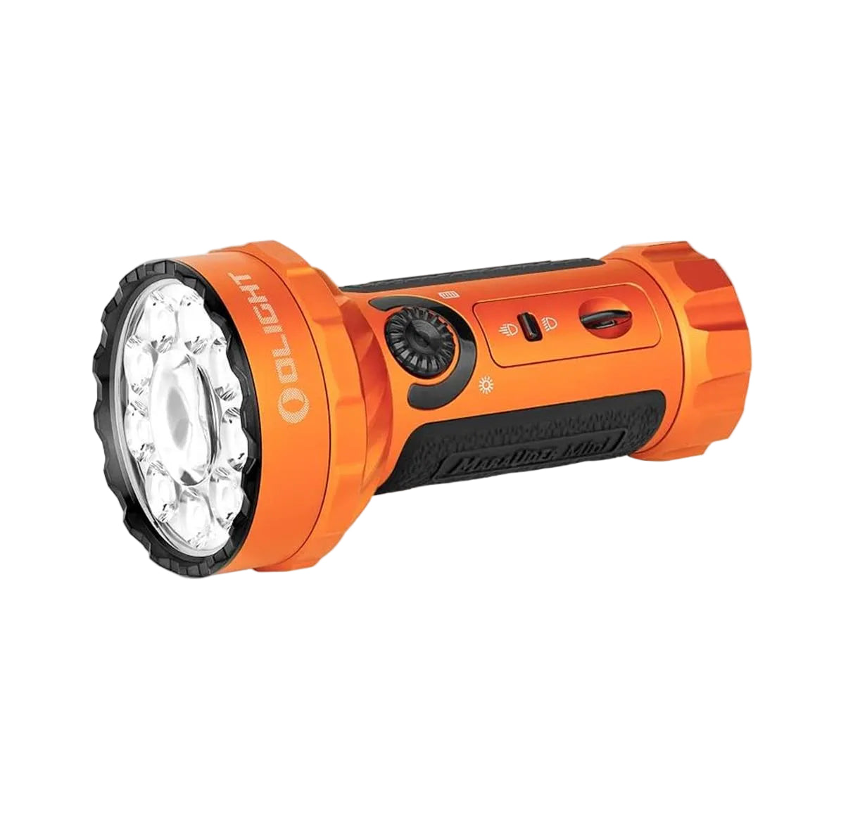 OLIGHT Marauder Mini rechargeable flashlight in orange colour option
