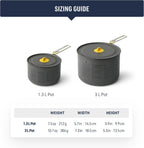 sea to summit frontier camping pot lid with built in strainer and clip system