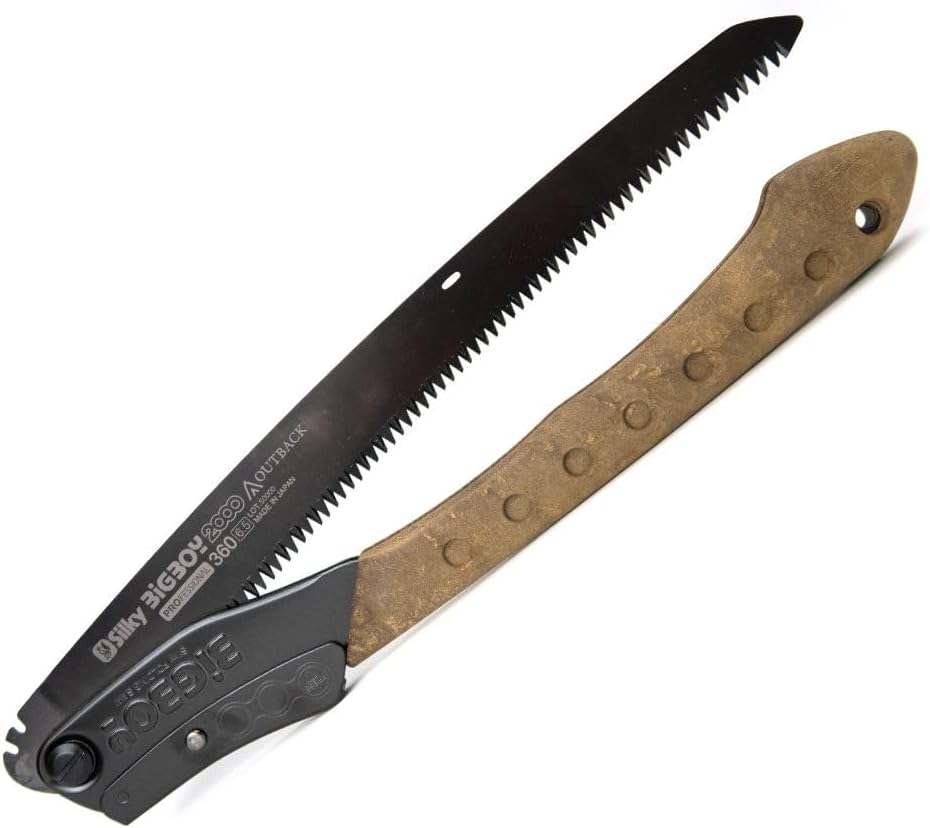 Silky BigBoy Professional folding saw closed for safe transport
