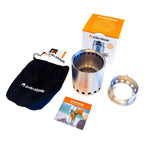 solo stove lite camping stove with accessories and packaging contents  