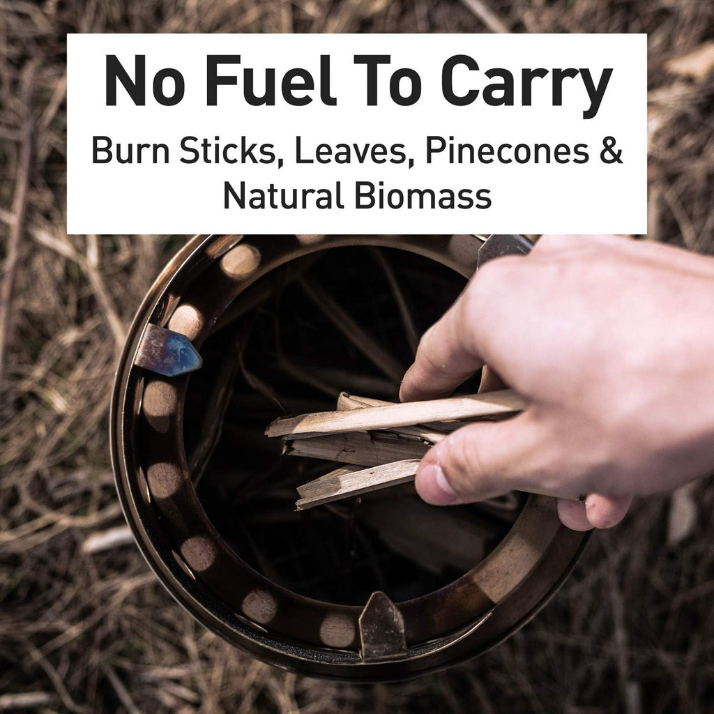 solo stove lite using sticks and natural fuel no gas required camping stove