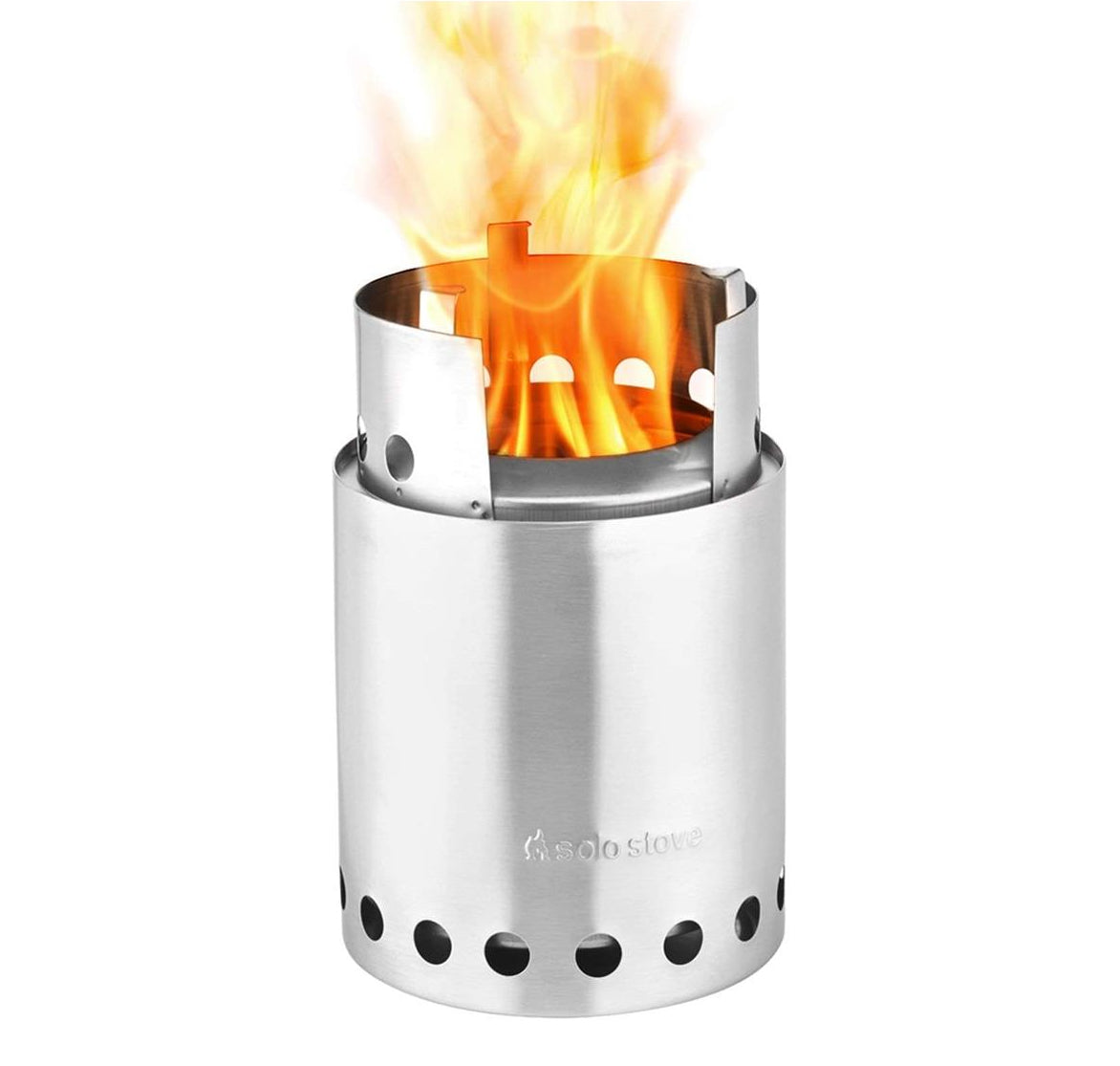 solo stove lite portable camping stove wood burning backpacking stove with flame