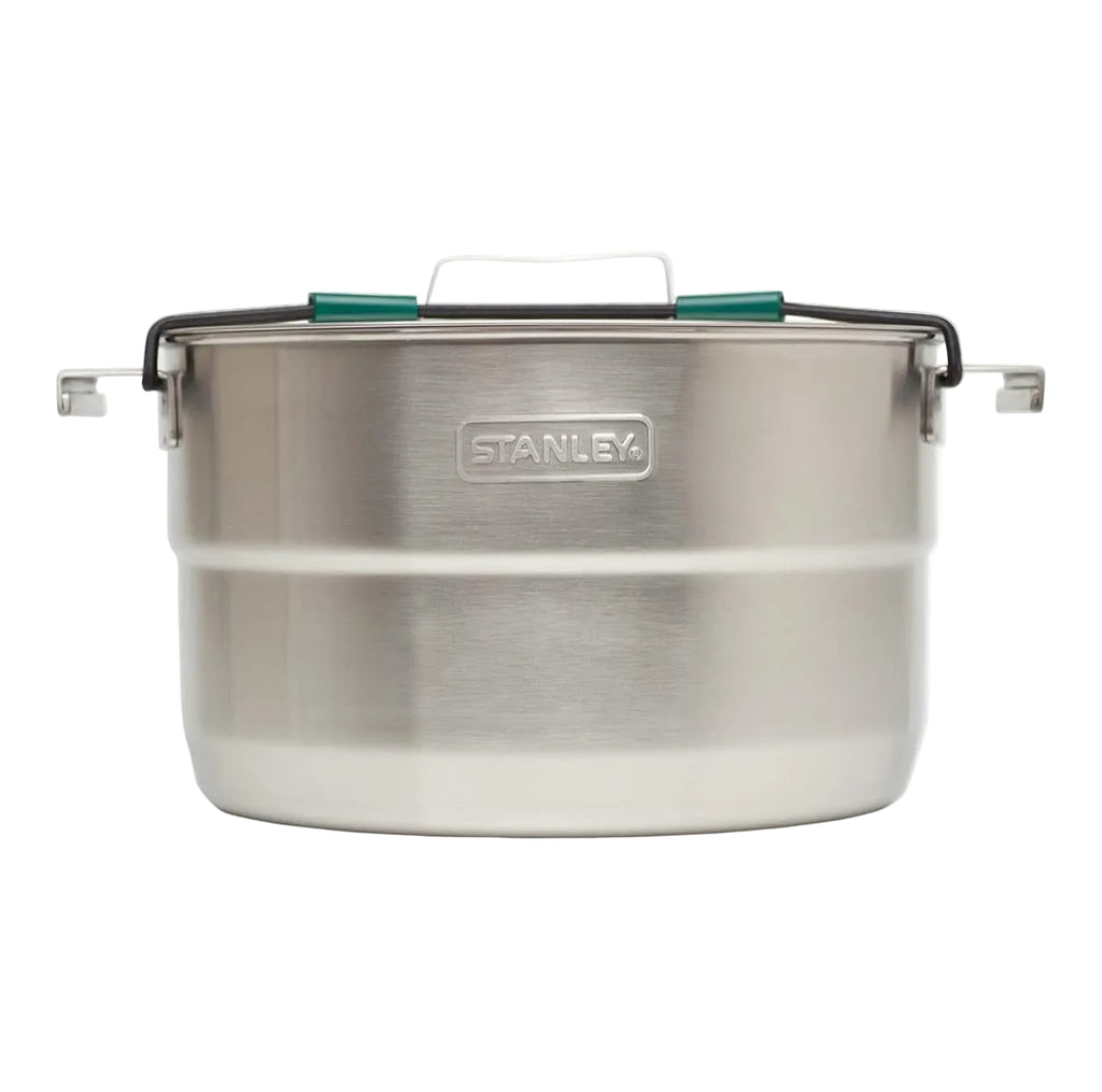 stanley adventure cook set pot side view showing durable stainless steel construction