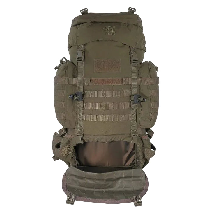 Tasmanian Tiger TT Raid Pack MK III side profile showing MOLLE webbing
