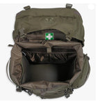 Tasmanian Tiger TT Raid Pack MK III top compartment open showing internal storage
