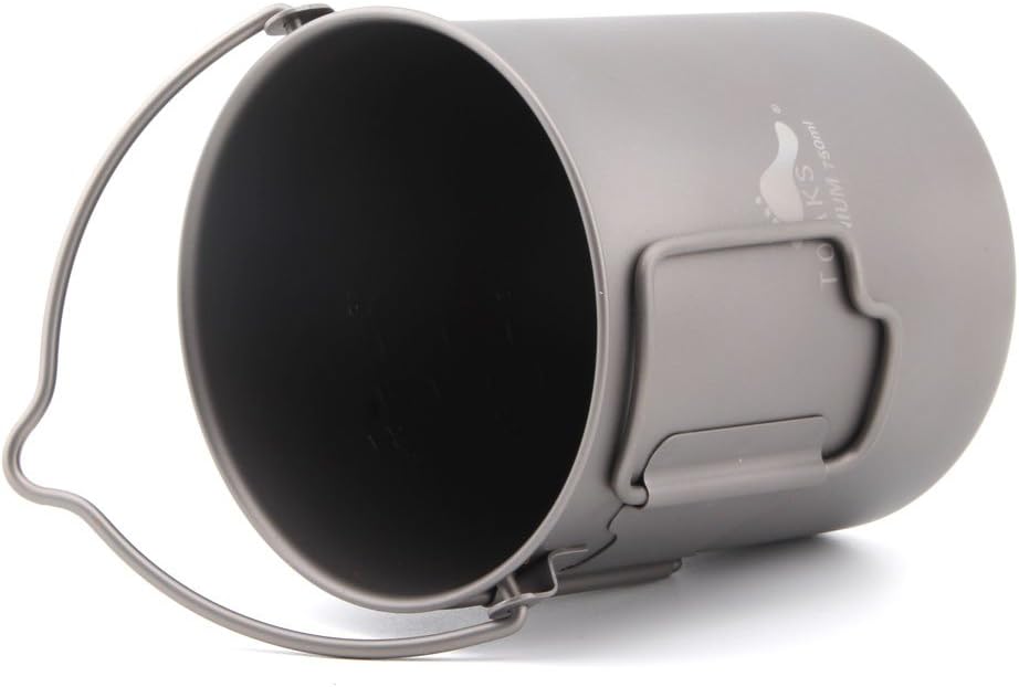 TOAKS Titanium 750ml Camping Pot with Bail Handle – Ultralight Backpacking Cook Pot