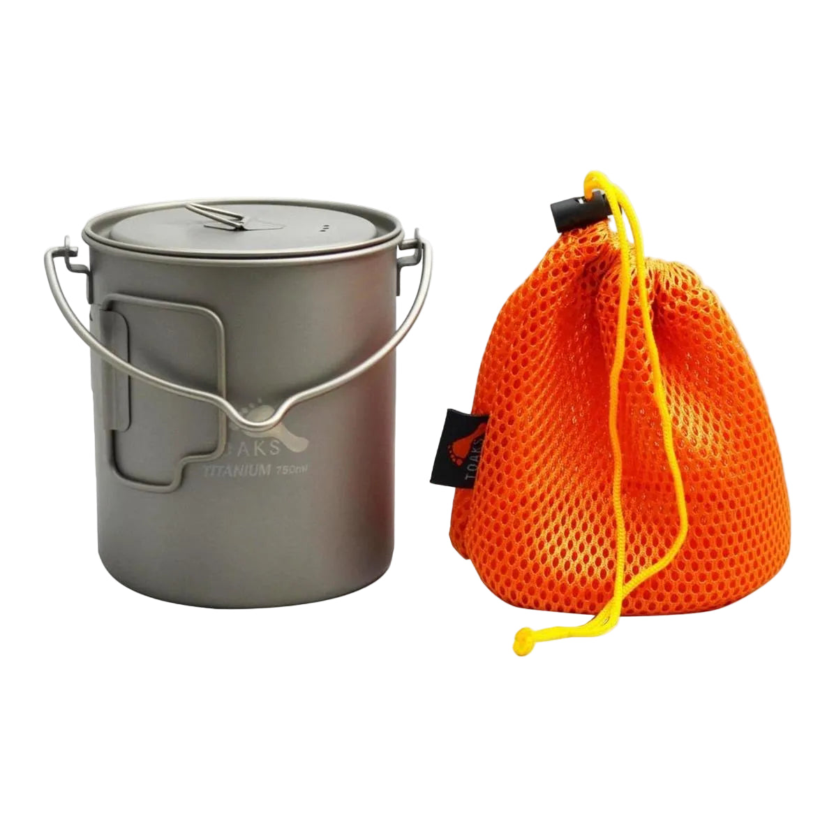 toaks titanium 750ml pot with storage sack ultralight backpacking setup