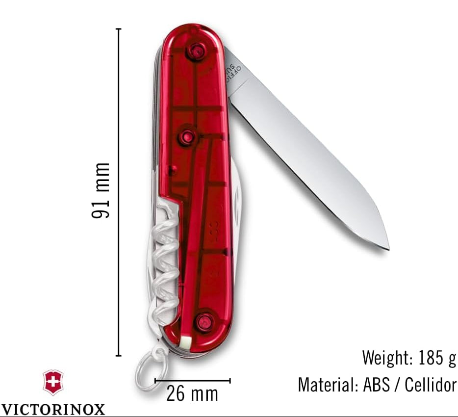 Victorinox Swiss Army knife multi tool closed side profile view
